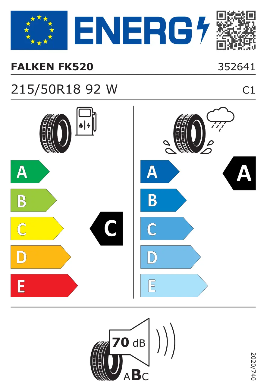 4 Pneumatici FALKEN Azenis 215/50 R18 92W
