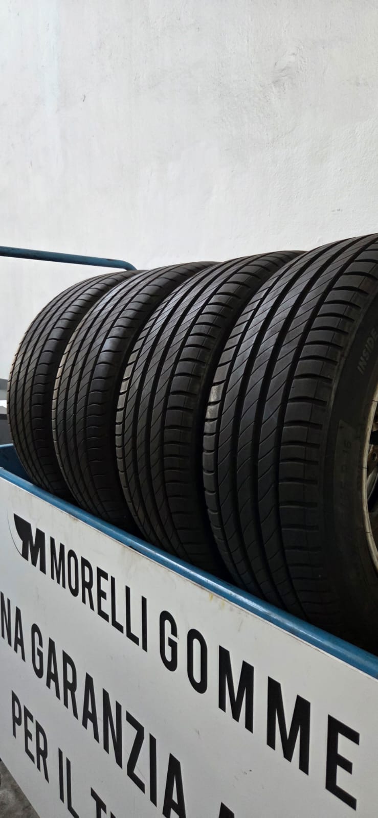 4 Pneumatici MICHELIN Primacy 4 205/55 R16 con cerchi ALFA ROMEO