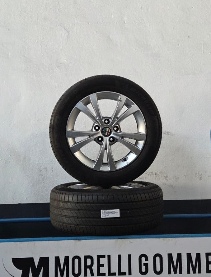 4 Pneumatici MICHELIN Primacy 4 205/55 R16 con cerchi ALFA ROMEO