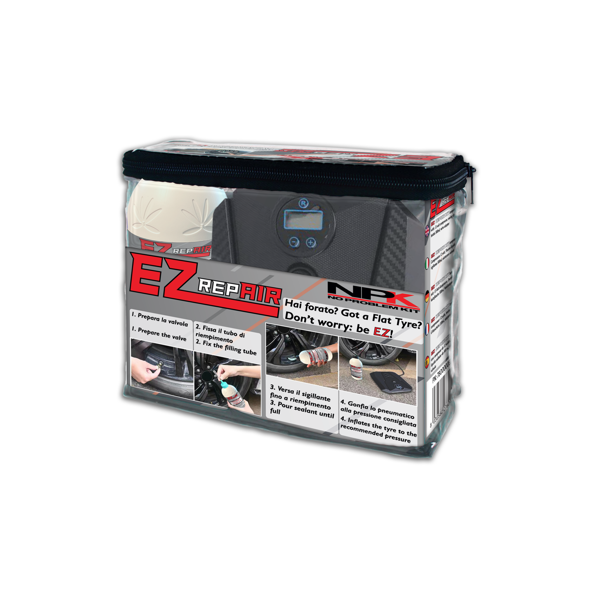KIT RIPARAZIONE PNEUMATICI EZ REPAIR