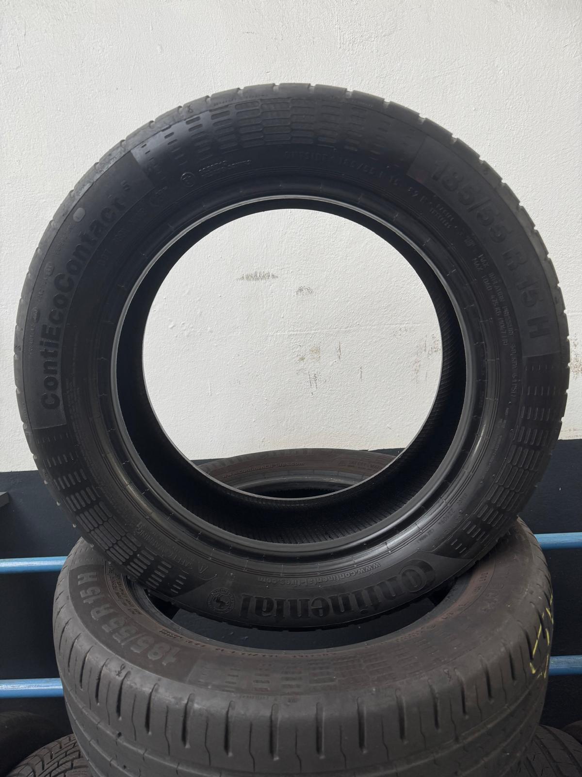 4 Pneumatici CONTINENTAL 185/55 R15 82H ContiEcoContact 5 Summer